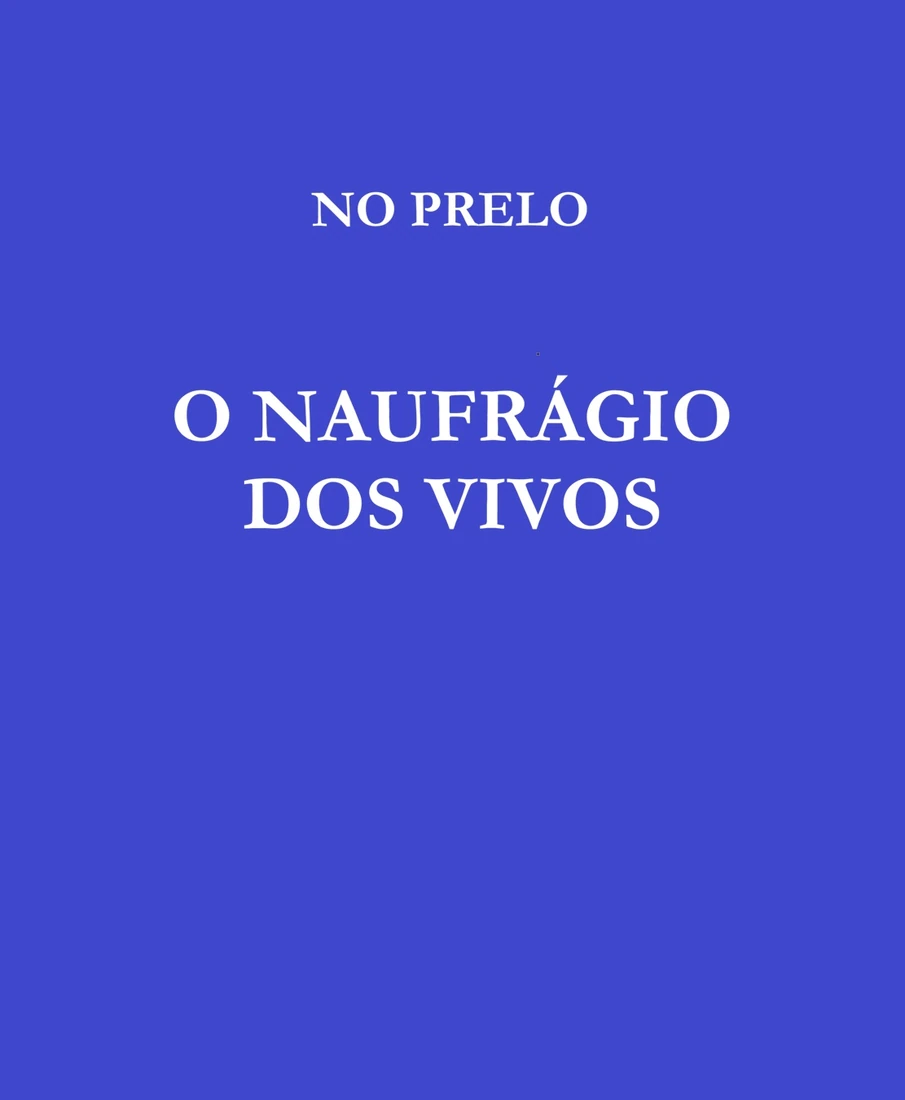 Capa provisória de O Naufrágio dos Vivos